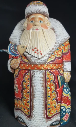 Santa with a bird
