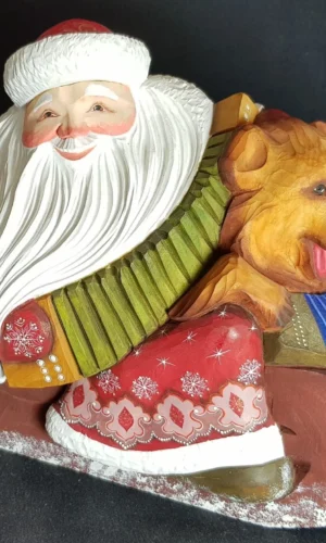 Père Noël sur son traîneau