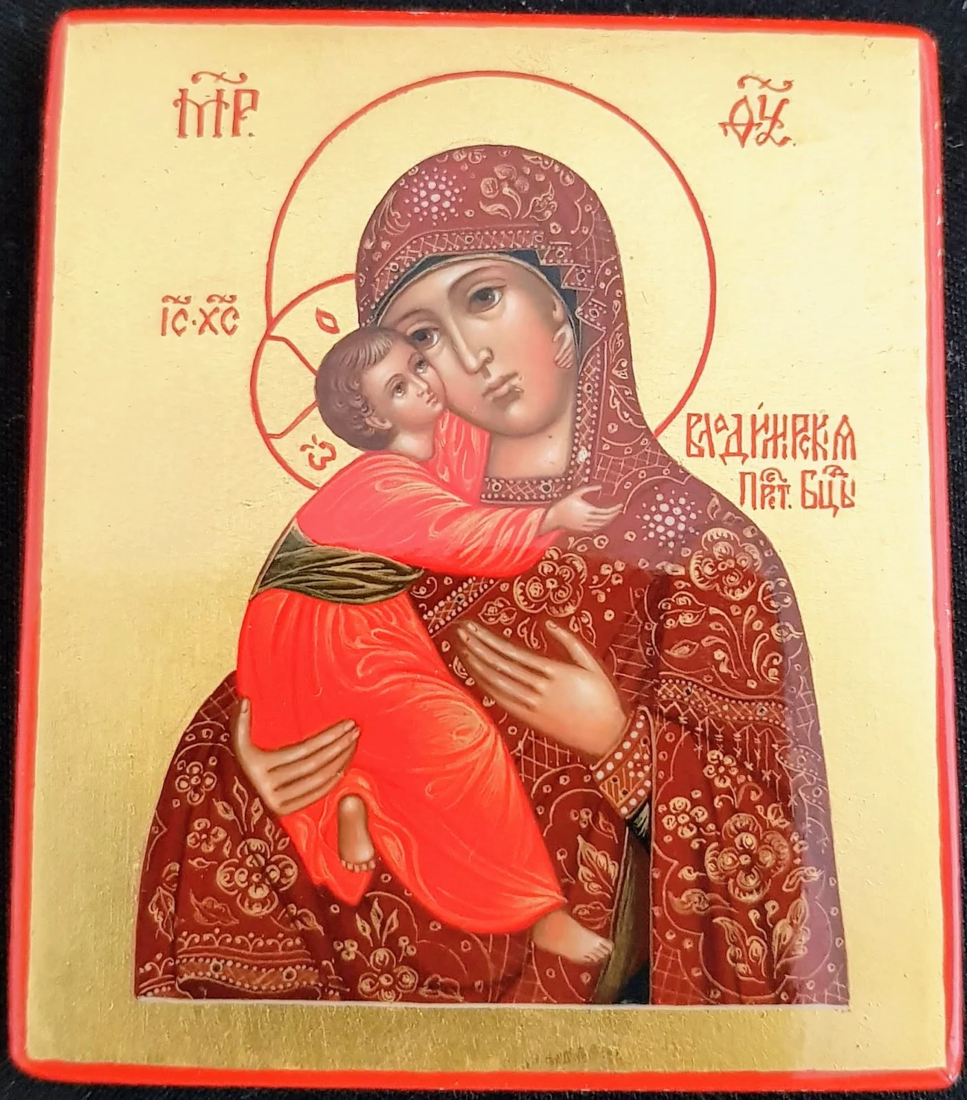 Icône Vierge à l'enfant - Vierge de VLADIMIR